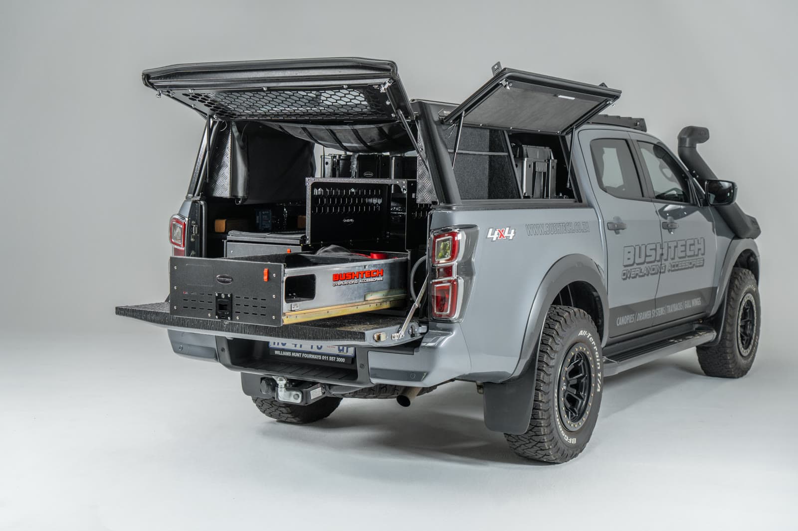Bushtech Aluminium Canopy for Isuzu D-Max