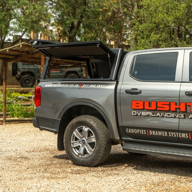 Bushtech Aluminium Canopy for Ford Ranger T6 2nd Gen (2023-current)