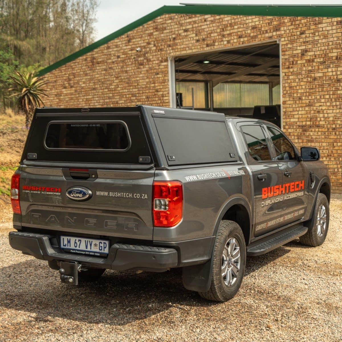Bushtech Aluminium Canopy for Ford Ranger T6 2nd Gen (2023-current)