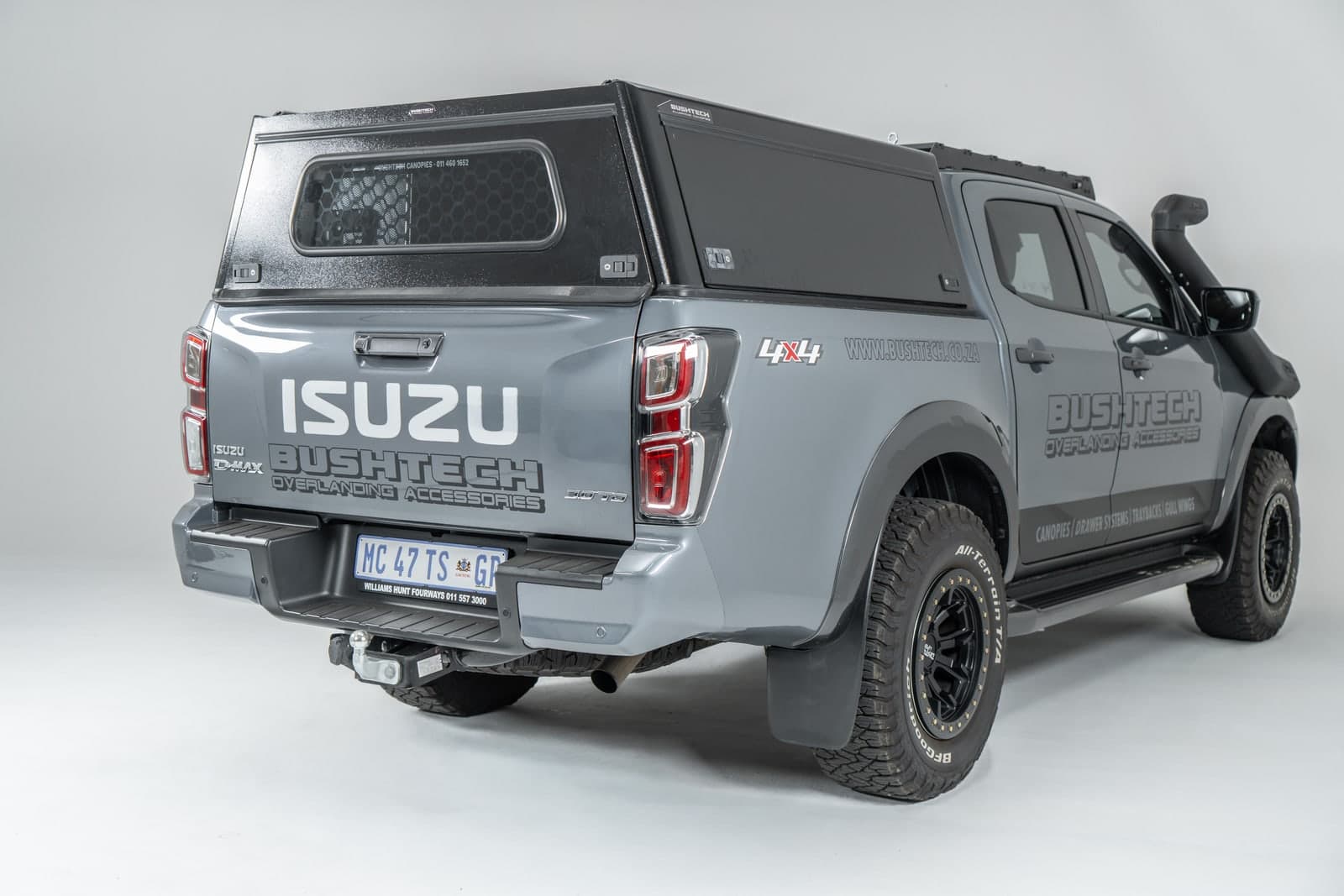 Bushtech Aluminium Canopy for Isuzu D-Max